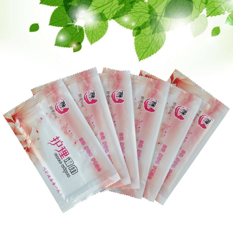 ORFOFE Wet Tissue 100pcs Home Office Wet Wipes Safe Asparagus