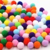 50 pcs 2 cm Pompon Morbidi in Poliestere, Pompon in