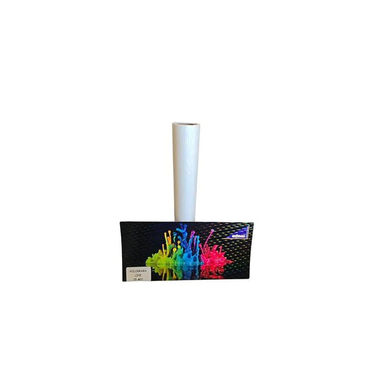 Rollo Bopp para Laminado Térmico Holográfico LLUVIA 30cm x 30m