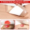 FRESINIDER 4" x 8" Pack of 5 Silicone Foam Wound