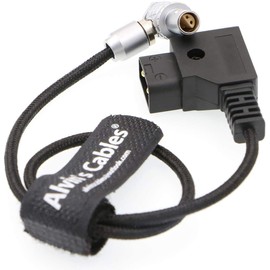 Alvin's Cables Z Cam E2 Camera Flexible Power Cable 4 Pin Right Angle to D Tap