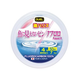 DUEL Pink Fluoro No Seen to Fish Iso Harris 166.2 ft (50 m) No. 4