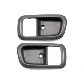PT Auto Warehouse TO-2950F-2RP - Embellecedor para Manilla de Puerta Interior de Color Gris Oscuro - Solo para cabinas Regulares/extendidas, par Trasero Izquierdo/Derecho