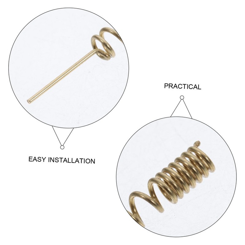 CIYODO 10pcs Phosphor Coil Thickened Spring Antenna Set Spiral Winding