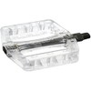 Pair pedals BMX freestyle dirt jump Wellgo resin transparent bicycle