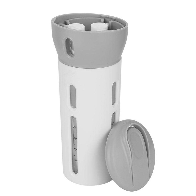 TOPINCN 4 in 1 Shampoo Container Bottle Portable Travel Conditioner