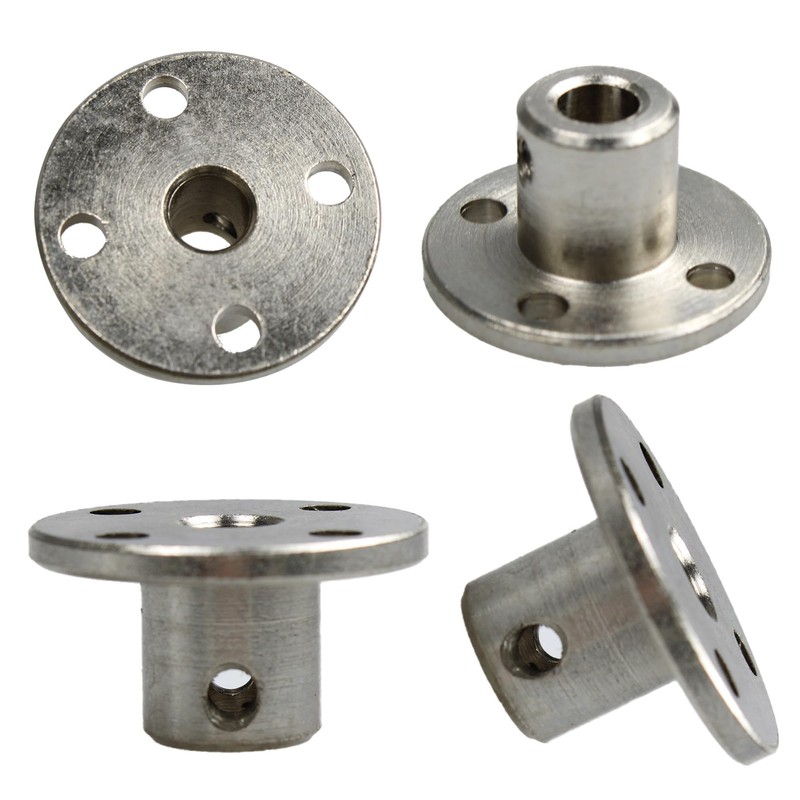 Pocoxll 4Pcs Flange Shaft Coupling Set,Flange Coupling Connector for Motor