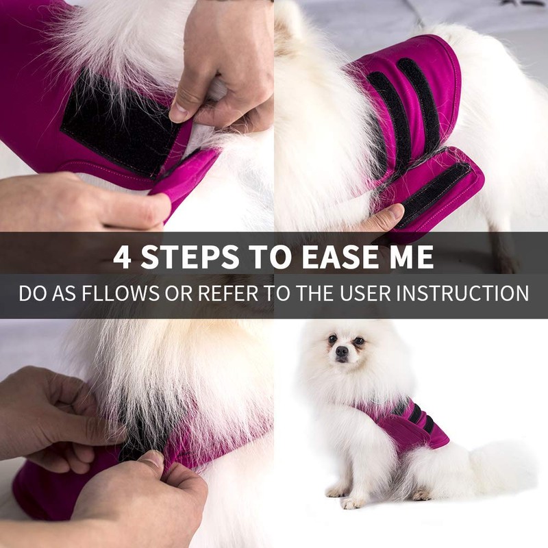 Dog Anxiety Relief Coat,Lightweight Wrap Anxiety Jacket Shirt for Anxious