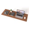 RENMTURE Alfombrilla de mouse rectangular de doble cara extragrande, corcho