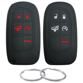 REPROTECTING Silicone Rubber Key Fob Cover Compatible with 2013-2019 Dodge 1500 2500 3500 Ram 1500 2500 3500 GQ4-54T GQ454T