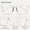 Gaoye Transparent, Clear Blue Light Glasses for Computer & Gaming