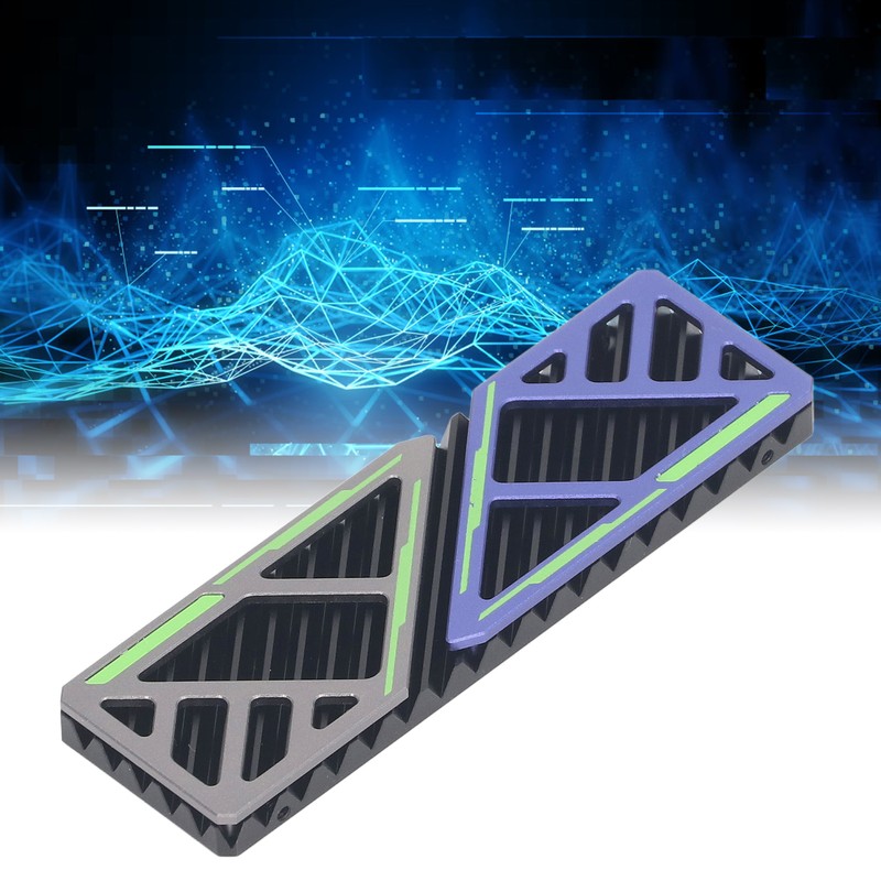 M.2 2280 SSD Heatsink Aluminium Alloy Fast Heat Dissipation M.2