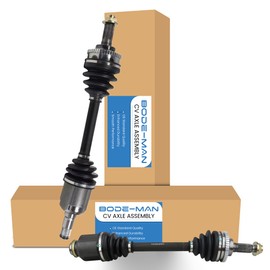 Bode-man Pair 2 Front CV Axle Shaft Assemblies for 1994-1997 Ford Probe for 1994-2002 Mazda 626 for 1994-1997 Mazda MX-6 2.0L Manual Trans. or 2.5L