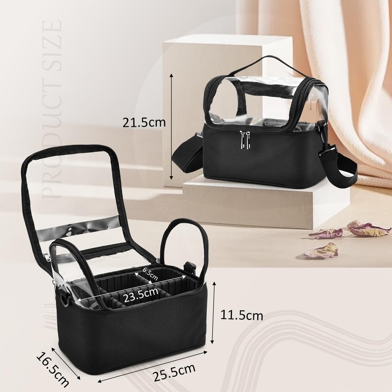 Joligrace Makeup Brushes Bag Cosmetic Tools Holder Case Beauty Box