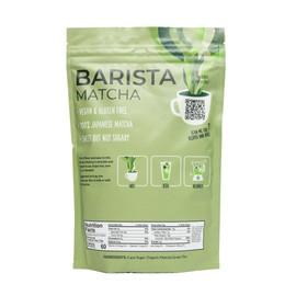 Two Leaves and a Bud Barista Matcha Sweetened Latte Blend (60 Servings), Japanese Matcha Latte Powder, Matcha Green Tea Powder, 1 Resealable Bag, 2 lbs (907g)