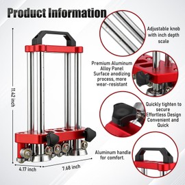 Lingvee Sheet Metal Roller 2 Station Bender Roofing Tools Sheet Fabrication 0-100° Bending Range Large Metal Rollers and Bending Tool for Industrial Production(Red)