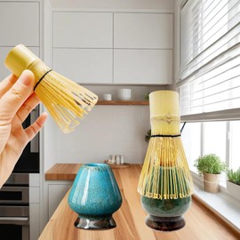 Matcha Whisk Holder,Ceramic Chasen Stand,1Pc Matcha Whisk Stand Ceramic Holder for Bamboo Matcha Whisk