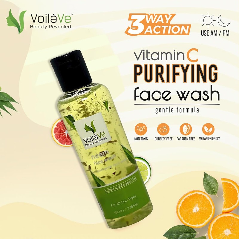Voilave Lavado facial Aloe Neem Crush