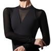 s.lemon Ballet Body Women's Adult Long Sleeve Lace Ballet Jersey,