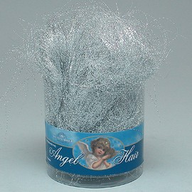 Kurt Adler Pvc Silver Angel Hair 15 Grams