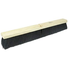 Weiler 42134 18" Block Size, Black Tampico Fill, Coarse Sweeping Floor Brush, Natural