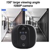 4.3inch Peephole Camera 1080P WIFI Front Door 150 Degree Wide