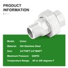TAISHER 2PCS 304 Stainless Steel Union, 3/4" NPT Male x