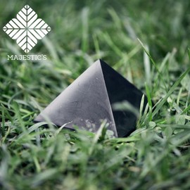 Shungite Polished Pyramid 8cm & 4cm