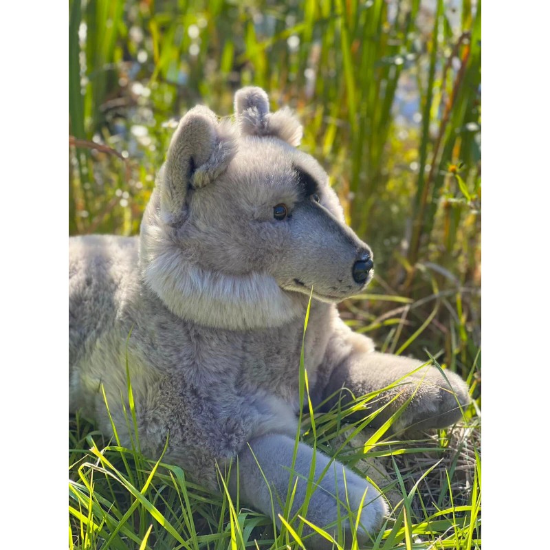 Auswella Keeweenaw Plush Grey Wolf