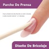 Hojas Pegatinas Uñas Gel Envoltura Completa Pegatizas 3 Pcs