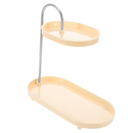 FRCOLOR Counter Makeup Organizer Multi Cosmetics Shelf for Vanity Stable Storage for Makeup Skincare Products Design for Bathroom Desktop Use for Organizing