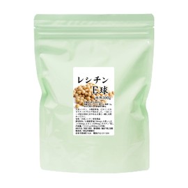 自然健康社 レシチン E球 徳用300g 大豆レシチン サプリ ビタミンE 小麦胚芽油 カプセル