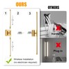 Morauroral 30″ Gold Battery Operated Wall Sconces Set of 2,
