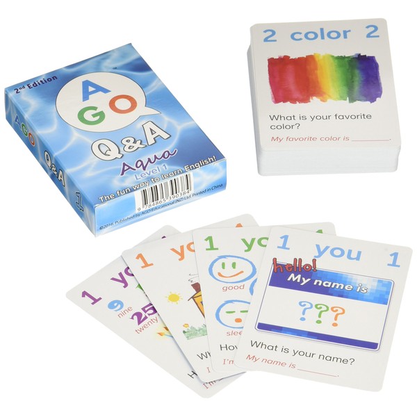 AGO Q&A 2nd Edition Aqua Level 1 Card Game