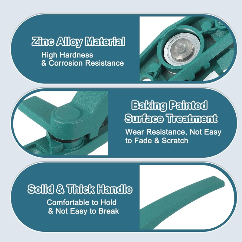 sourcing map 1Pcs Casement Window Locking Handle, Zinc Alloy Locking