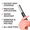 Greyfree Root Cover Up Gray Concealer. Temporary hair color mascara.