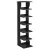VASAGLE 7-Tier Vertical Shoe Rack, Narrow Shoe Storage Organizer with