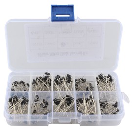 HALJIA 200Pcs 10Value Diode Assorted Kit(1N4001 1N4002 1N4003 1N4004 1N4005 1N4006 1N4007 1N5817 1N5818 1N5819)