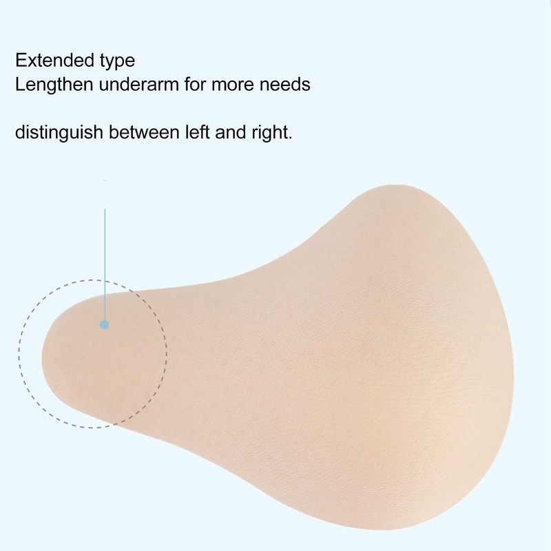 Concave Bra Pad Extended Type Breathable Lightweight Comfortable Bra Padding