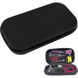 Stethoscope Case Shockproof Stethoscope Bag Travel Portable Stethoscope Carrying Case Heavy-Duty Stethoscope Storage Bag Lightweight Stethoscope Case for Nurses Doctors(Black)