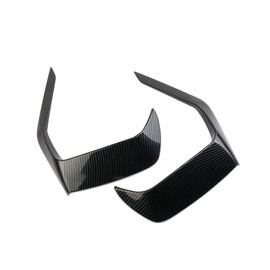 Fewshaw Carbon Fiber Front Bumper Grille Cover Trim Accessories for 2024 Ford Mustang GT/GT Premium (Type 2)