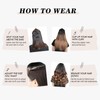 Sassina Invisible Wire Hair Extensions Real Human Hair with Transparent