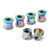 morytrade Chainring Bolts Steel 5pcs Front Gear Fixing Bolts Nuts