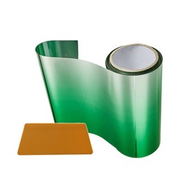 Ronyme Car Sun Visor Strip Tint Film, Windshield Sun Visor Strip Heat Resistant Car Front Windshield Film for Most Cars, Green