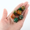 GWHOLE 7 PCS Polyhedral Dice Set Dungeons and Dragons Table