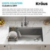 Kraus Workstation Kitchen Sink Dish Drying Rack Drainer and Utensil