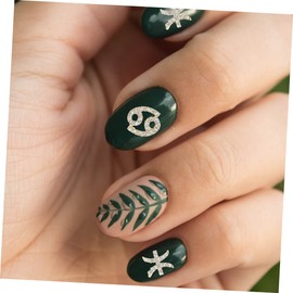 FRCOLOR 24pcs Shiny Rhinestone Nail Charms Unique DIY Nail Art Ornaments for Creative Manicure Designs Fashionable Metallic Decor for Elegant Styles