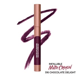 L’Oréal Paris Infallible Matte Lip Crayon, Chocolate Delight (Packaging May Vary)