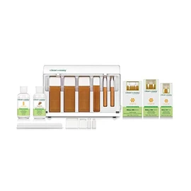 Clean + Easy Roll On Wax Kit (120V) - Complete Waxing Face and Body Hair Removal, Wax Roller Kit for Flawless Skin, Top Pick for Estheticians