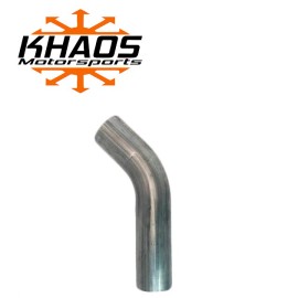 KM 2 End Expanded 3" 45 Degree 16ga Aluminized Mandrel Bend Exhaust Tubing Pipe USA